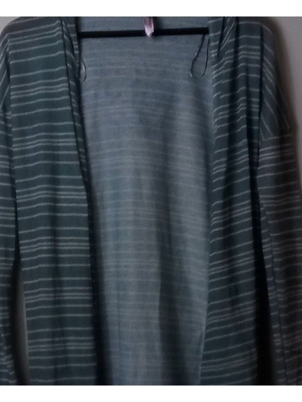 Love by Design Gray Long Hoodie Cardigan M